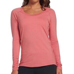 NWT Calia by Carrie Underwood Everyday LS Tee Color:Rusty Rose/Peach Whip Size L